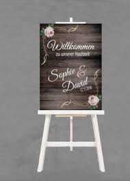 Schild Poster Plakat Willkommen Zu Unserer Hochzeit Mit Namen Des Brautpaars Personalisiert Individuell Gestaltbar Hoch Dekoration Hochzeit Hochzeit Dekoration