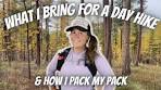 What I Bring for a Day Hike + How I Pack My Pack | 2024