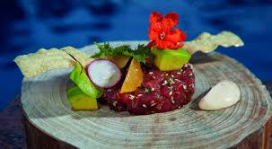 Tartare is a healthy recipe based on minced raw meat or fish, flavored with citrus and seasoned with spices and sauces. Spicy Tuna Tartare Recipe When In Aruba