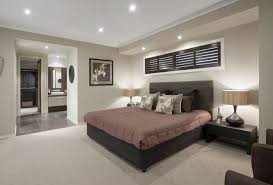 Main Through To Ensuite Master Bedroom Interior Basement Master Bedroom Window Above Bed