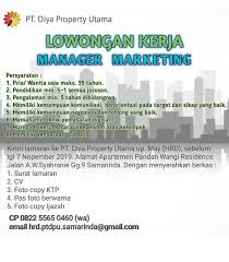 Lowongan kerja terbaru bulan juni 2020 kali ini bersumber dari pt kao indonesia. Lowongan Kerja Pt Diya Property Loker Kalimantan Timur Facebook