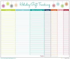Iheart Organizing Free Printables Christmas Organization Gift Tracker Christmas Gift List