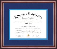 Villanova Diploma Frame Talking Walls Diploma Frame Frame School Colors