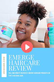Emerge Hair Care Review On Type 4 Natural Hair Joi Wade Natural Hair Styles Hair Care Shampoo Free