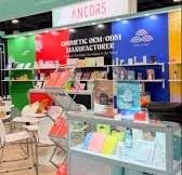 ., 🇰🇷 COSMOPROF LAS VEGAS 2025, K-Beauty의 흐름을 이끄는 ANCORS가, 라스베가스에  떴습니다!💚, 한국 전통 문양과 컬러를 현대적으로, 재해석한 부스 디자인으로, OEM/ODM 전문 제조사의 기술력과, 감성을 한눈에  담았어요.😀