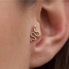 Lisamcconniffe Piercings Piercing Golden Tragus Snake Body Mods All The Andall The Piercings And Bo Earings Piercings Cute Ear Piercings Ear Jewelry
