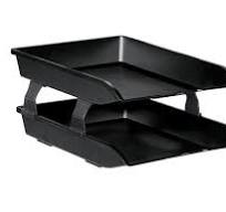 CFM 3120-2 Plastic Letter Tray 2-Tier