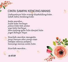 Puisi Cinta Sampai Kencing Manis Fruit Rasa Cantaloupe