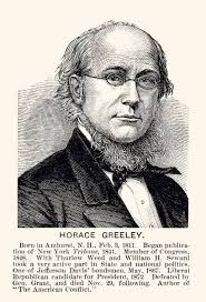 Horace Greeley Print