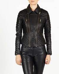 Noora Women Cole Haan Lambskin Leather Jacket Waist Length Black Leather Jacket Soft Black Leather Jackets Women Leather Jacket Black Lambskin Leather Jacket