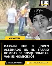 🔴 #Judicial | Otro joven asesinado en Dosquebradas 📍 Bombay 2. La  violencia no se detiene en este municipio del Área Metropolitana. A las  6:10 p. m. del miércoles 23 de julio,