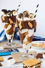 Give Me S Mores Milkshake Milk Chocolate And Graham Cracker Decorated Glass Fille Milkshake Recipes Frosting Recipes Pumpkin Cheesecake With Gingersnap Crust