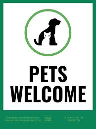 Considering adopting a pet for your family? Dogs Welcome Printable Templates And Signs Customizable