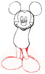 #makkelijk #mollige #makkelijk #mollige #tekenen. Hoe Teken Je Mickey Mouse Leer Het In Stappen Op Zelflerentekenen Nl