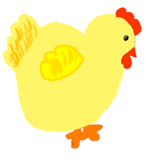 De cul et poule ♦ loc. Imprimer La Decorations De Paques Poule A Decouper