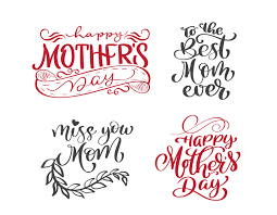 These all have a message of happy mother's day at the top so they could easily double as a diy card or gift for a special mom. Happy Mothers Day Set Handgezeichnete Zitate Schriftzug 371487 Vektor Kunst Bei Vecteezy