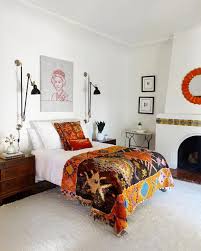 Tips on how to bring back the glamour to your bedroom. Don T Sleep On These 9 Orange Bedroom Makeover Ideas Hunker Bedroom Orange Bedroom Interior Bedroom Decor