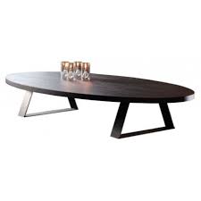 La table est traditionnellement en bois. Table Basse Trevise Ovale Ph Collection Tables Basses Design