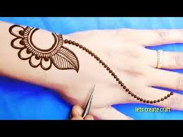 Simple mehndi designs for front hands. Very Easy Back Hand Mehndi Design Easy Arabic Gol Tikki Mehndi Eid Rakhi Special Mehandi Design Indian24news