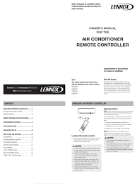 Air conditioner lennox el296uh045xv36b installation instructions manual el296uhv series elite seriies gas furnace up/flow horizontal air discharge (67 pages) air conditioner lennox xc14 engineering data Lennox Ac Remote Controller Owners Manual 20pp Jan 2012 Air Conditioning Remote Control