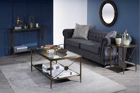 A brass coffee table is a gorgeous accent piece that will fit in well with both rustic and modern furniture. Goa Antique Brass Coffee Table Clear Glass Top Serene Furnitureinstore