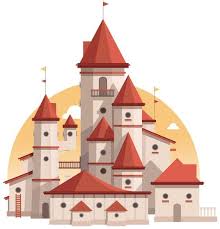 Pin By Pineapple Heichou On Vector Illustrations Castle Illustration Building Illustration House Illustration