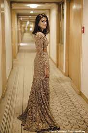 Glam Up Your Wedding With Sequins And Glitter Planning Weddingsutra Cocktail Dress Wedding Cocktail Gowns Reception Gowns