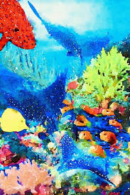 With original art no two paintings look exactly alike. Coral Reef Painting Paintings For Sale Saatchi Art