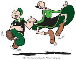 Popeye And Olive Oyl Popeye And Olive Popeye The Sailor Man Cool Cartoons
