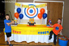 Favorite add to nerf inspired cake topper theprettypartyshop. Pin On Nerf Birthday Battle