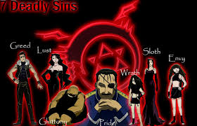 The Seven Deadly Sins In Fullmetal Alchemist Anime Wallpaper Hd 7 deadly sins of full metal alchemist are. the seven deadly sins in fullmetal