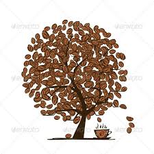 Coffee Time Art Tree For Your Design Coffee Bean Art Coffee Icon Coffee Time