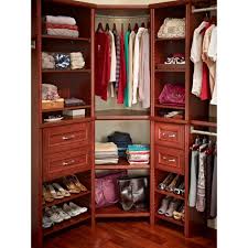 Closetmaid Impressions 48 In W Dark Cherry Top Shelf Kit 30805 The Home Depot Closet Designs Closet Bedroom Corner Closet