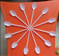 30 Cavities Tableware Disposable Plastic Injection Spoon Mold