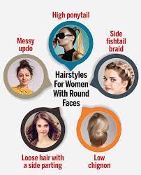 Either side parted or centered is cute. Haircuts Hairstyles For A Round Face Femina In