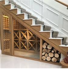Under The Stairs Wine Storage Genius And Gorgeous Under Stairs Wine Cellar Home Wine Cellars Stairs Design