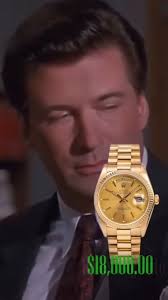The legendary scene from the 1992 American drama film “Glengarry Glen Ross”  where Alec Baldwin shows off his 18k yellow gold Rolex Day-Date