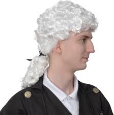 Amazon.com: Skeleteen George Washington White Rubber Wig