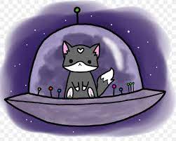 Download Cat Spacecraft Drawing Outer Space Clip Art Png 1000x800px Cat Art Black Black Cat Carnivoran Download