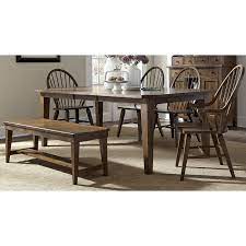 Liberty Furniture Industries Hearthstone 6 Piece Windsor Rectangular Extension Dining Table Set Walmart Com Walmart Com