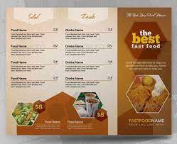 Creative Indesign Food Menues 2pages Take Out Menu Food Menu Design Menu Template