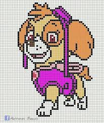 Paw Patrol Pattern Https Knitting Bordado Com Paw Patrol Pattern Perler Patterns Disney Cross Stitch Paw Patrol
