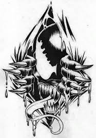 Resultado De Imagem Para Venom Tattoo Tribal Venom Tattoo Drawings Marvel Drawings