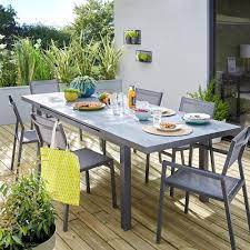 table de jardin naterial niagara rectangulaire 6 8 personnes table de jardin leroy merlin iziva com table de jardin table salle a manger table basse noire