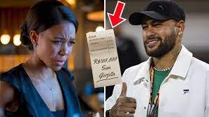 MESERA ATIENDE A NEYMAR, CUANDO VE LA NOTA DE LA CUENTA EMPIEZA A LLORAR DE  EMOCIÓN - YouTube