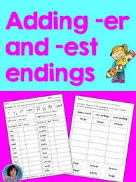 Comparative Superlative Inflectional Endings Worksheets Games Er Est Ccvc Words Reading Comprehension Passages Wilson Reading Program