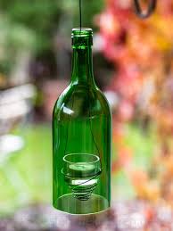 Diy Windlicht Aus Alter Flasche Alte Flaschen Flasche Kerzen Glasflaschen