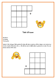Tank Till Tusen Ett Additionsspel Math Lessons Teaching Math