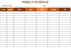 Free Work Schedule Templates For Word And Excel Smartsheet