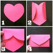 I like all sorts of crafting. Diy Heart Envelope Card Mommysavers